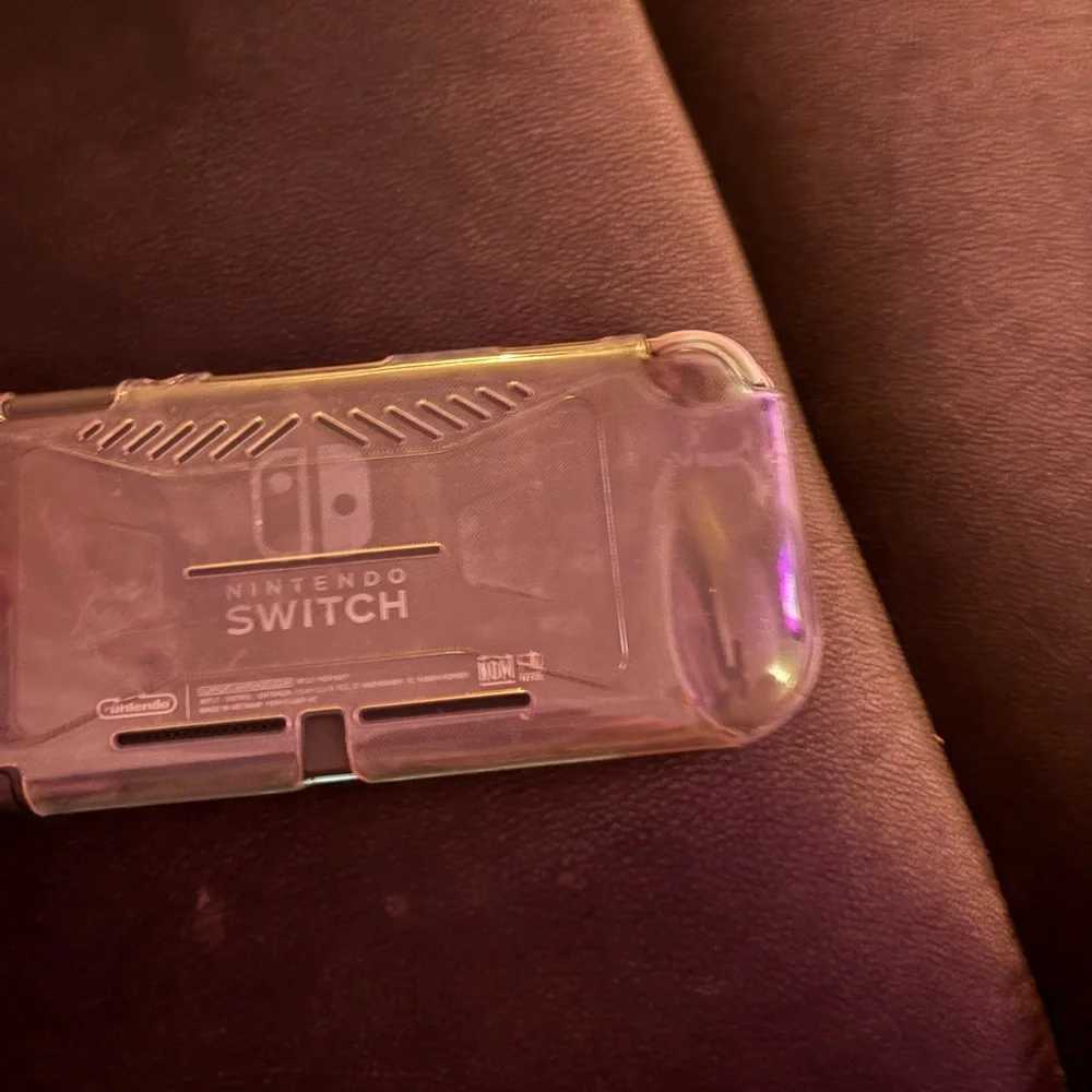 Nintendo Handheld Console with Red Case